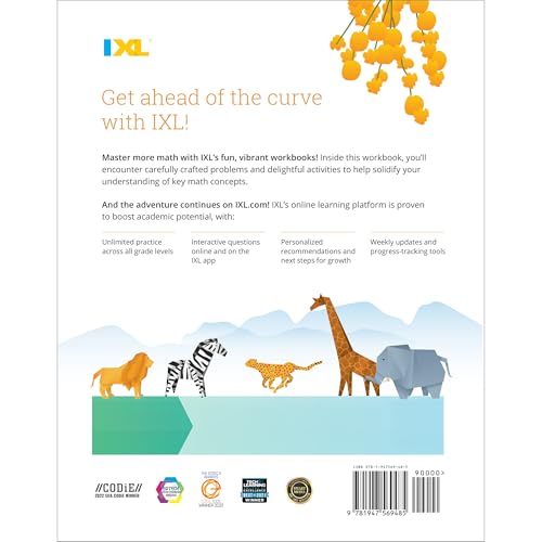 The IXL Ultimate 1st Grade Math Workbook, Activity Book for Kids Ages 6-7 Covering Addition, Subtraction, Place Value, Geometry, Counting Money, ... and More Mathematics (IXL Ultimate Workbooks)
