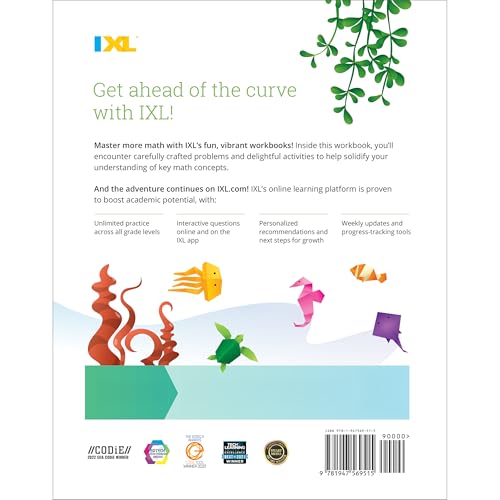 The IXL Ultimate 4th Grade Math Workbook, Activity Book for Kids Ages 9-10 Covering Addition, Subtraction, Multiplication, Division, Fractions, ... and More Mathematics (IXL Ultimate Workbooks)