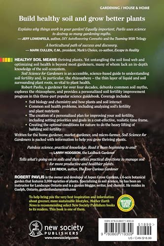 Soil Science for Gardeners: Working with Nature to Build Soil Health (Garden Science Series, 1)
