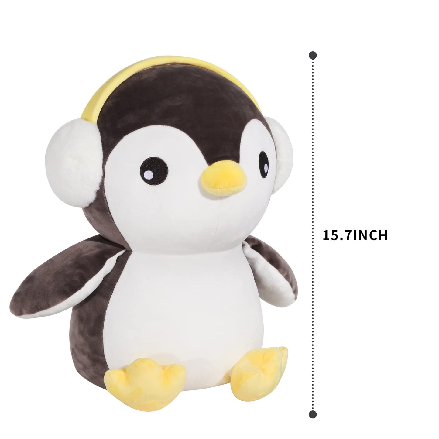 MMguai 16" Cute Big Penguin Plush Soft Body Pillow Plushies, Large Penguin Stuffed Animals Toy Room Decor, Gift for Girls and Boy, Birthdays, Easter