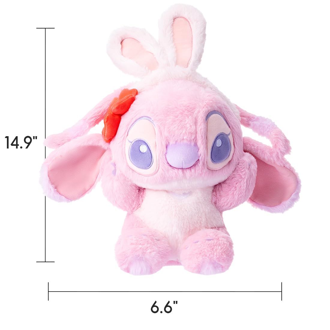 MINISO 11'' Lilo & Stitch Collection Plush Toy (Angel) Stuffed Animals, Mini Stuffed Animal Enthusiasts