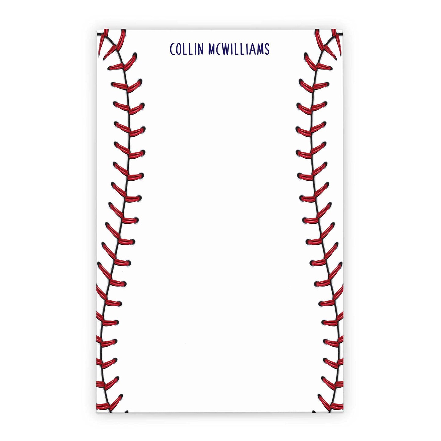 Baseball Notepad Set, Personalized Baseball Stationary Paper with Envelopes Set for Writing Letters, Personalized Stationary for Boys Stationary set with Envelopes, Size 5.5in x 8.5in, 50 Sheets