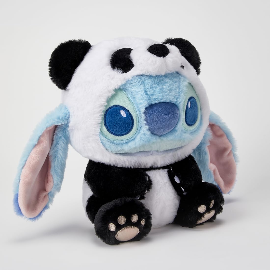 MINISO 11'' Disney Stitch Collection Panda Changing Plush Toy, Premium Stuffed Animal for Disney Fans
