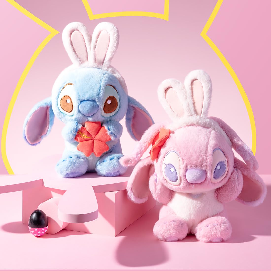 MINISO 11'' Lilo & Stitch Collection Plush Toy (Angel) Stuffed Animals, Mini Stuffed Animal Enthusiasts