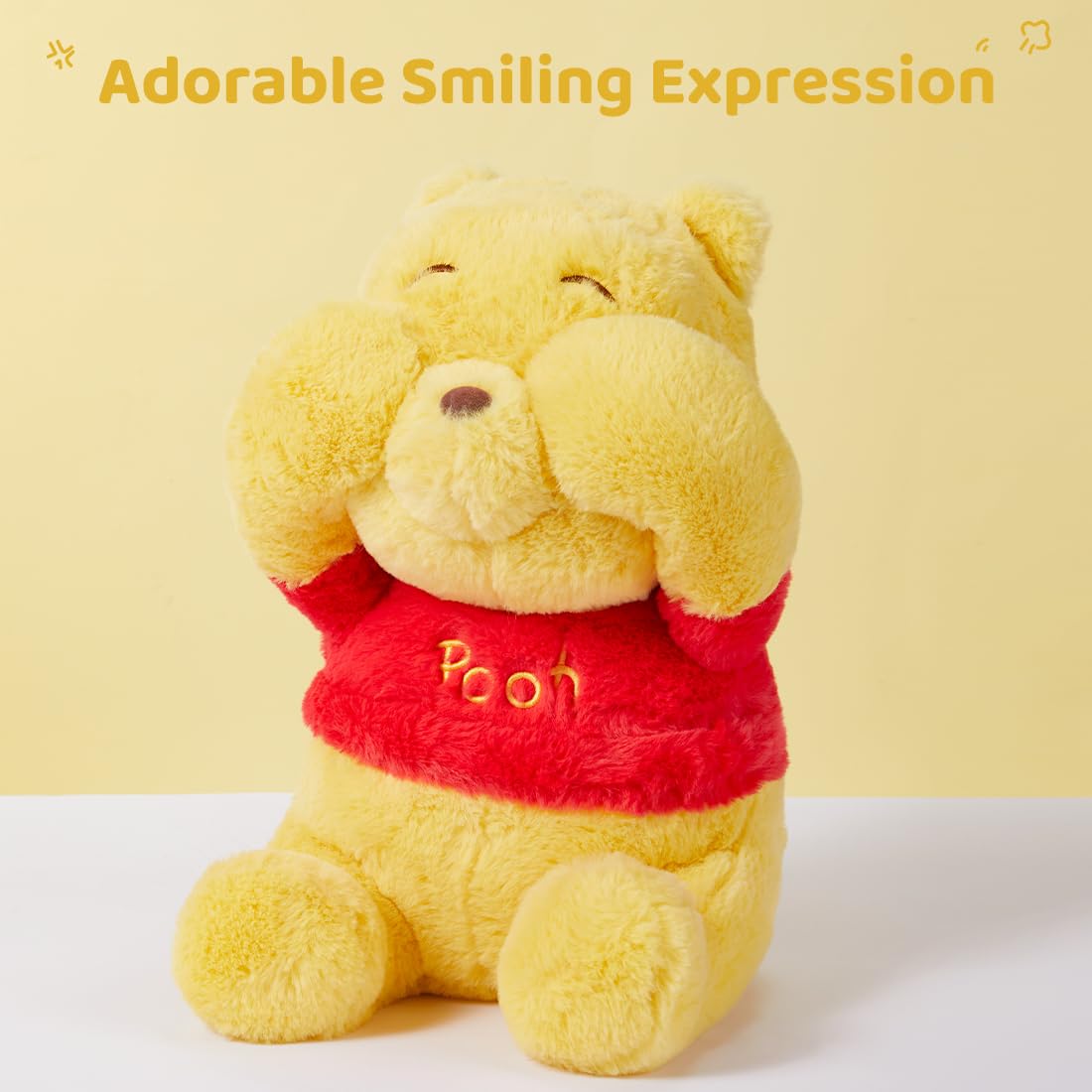 MINISO Disney Peekaboo Collection Plush (Winnie-The-Pooh) Stuffed Animals Cute Plushies Stuff for Boys Girls Women
