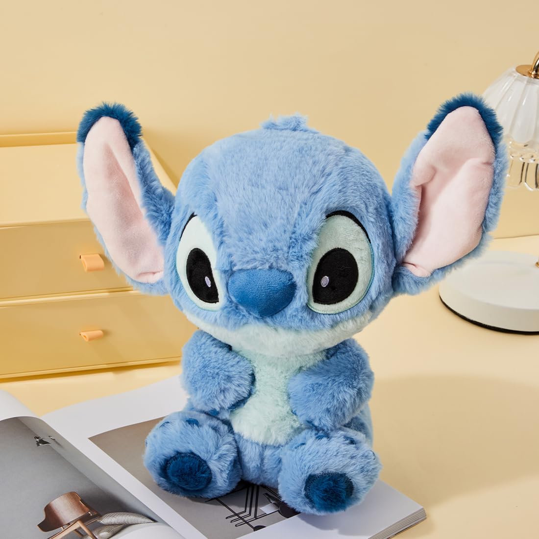 MINISO Disney Lilo & Stitch Collection 10" Stitch Plush Toy - Premium Quality Stuffed Animal for Disney Fans
