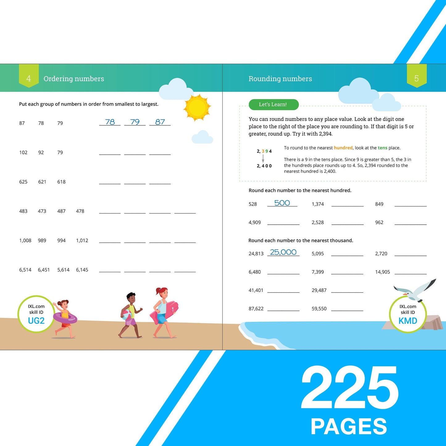 The IXL Ultimate 3rd Grade Math Workbook, Activity Book for Kids Ages 8-9 Covering Addition, Subtraction, Multiplication, Division, Fractions, Geometry, and More Mathematics (IXL Ultimate Workbooks)