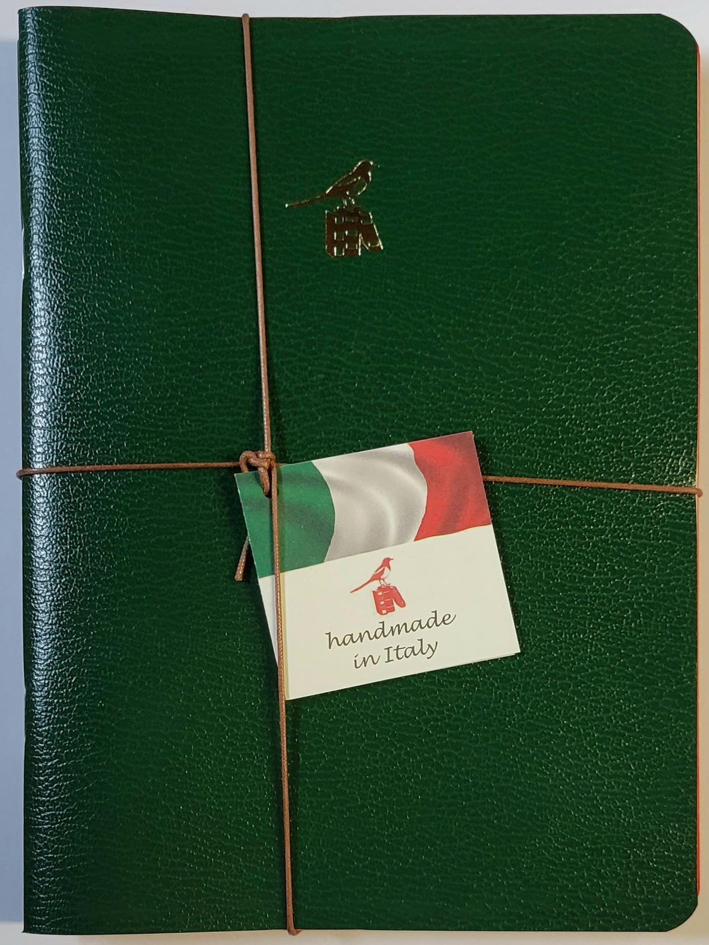 Bieffe Handmade Italy 3 Stationary Journal Note Book Drawing Writing Diary Lined (Deep Green)