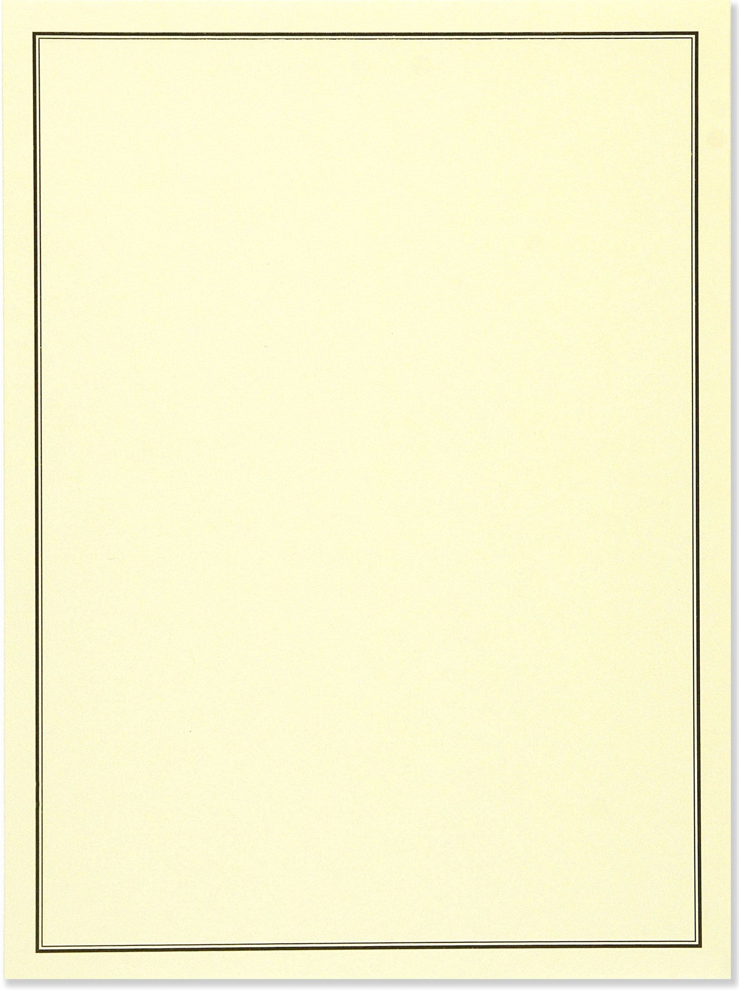 Black & Cream Letter-perfect Stationery (Letter-perfect Stationery Series)
