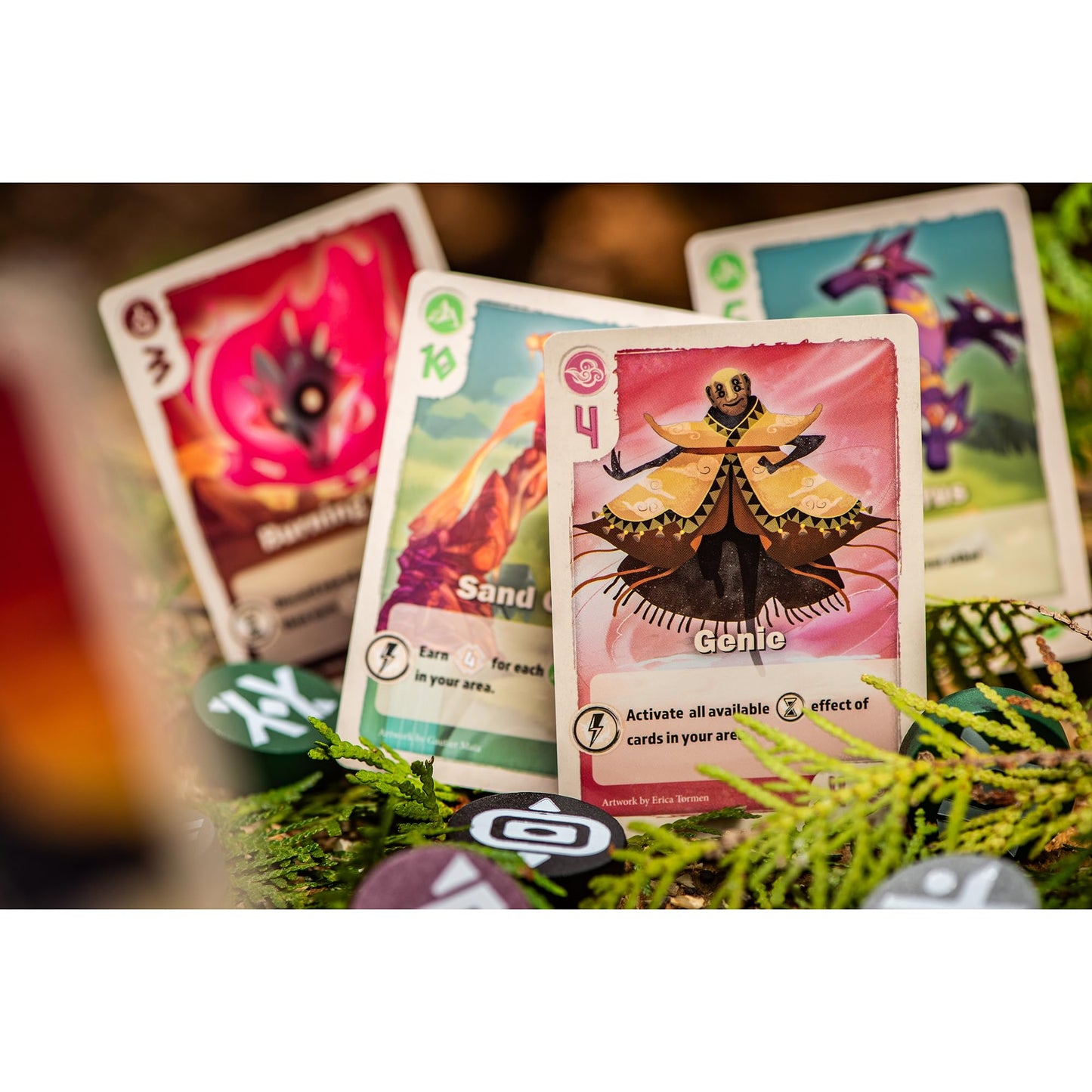 Renegade Game Studios: The Vale of Eternity - Drafting & Set Collection Card Game, Tame & Hunt Fantastical Monsters & Creatures, Ages 14+, 2-4 Players