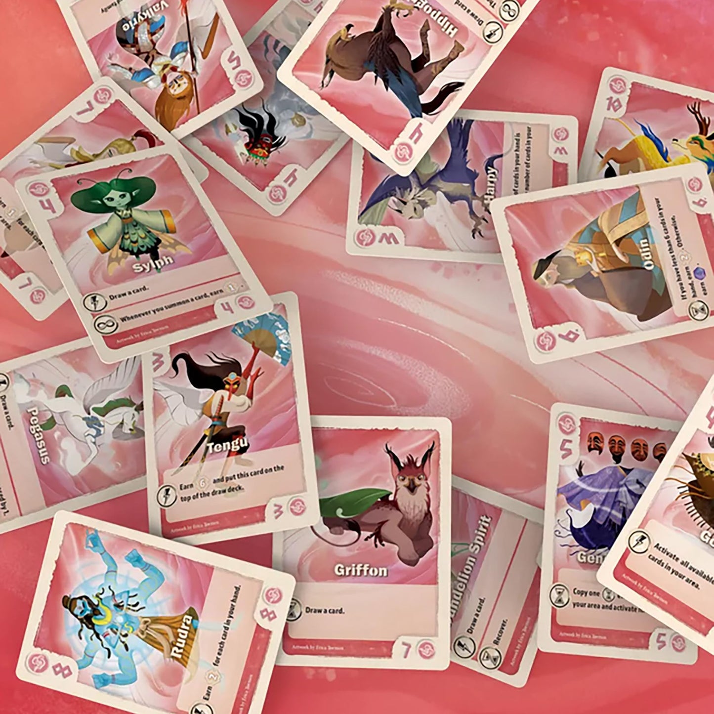 Renegade Game Studios: The Vale of Eternity - Drafting & Set Collection Card Game, Tame & Hunt Fantastical Monsters & Creatures, Ages 14+, 2-4 Players