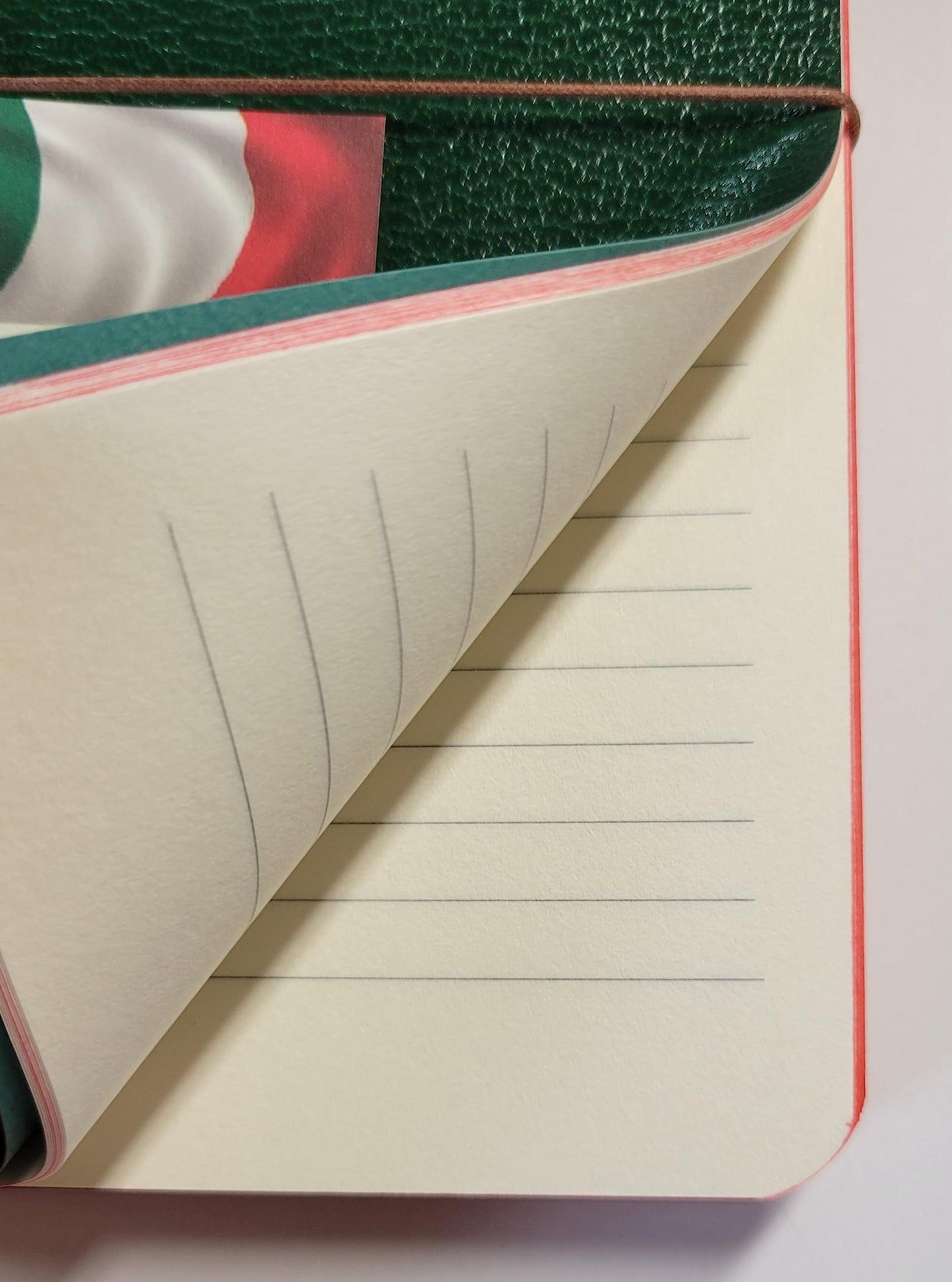 Bieffe Handmade Italy 3 Stationary Journal Note Book Drawing Writing Diary Lined (Deep Green)
