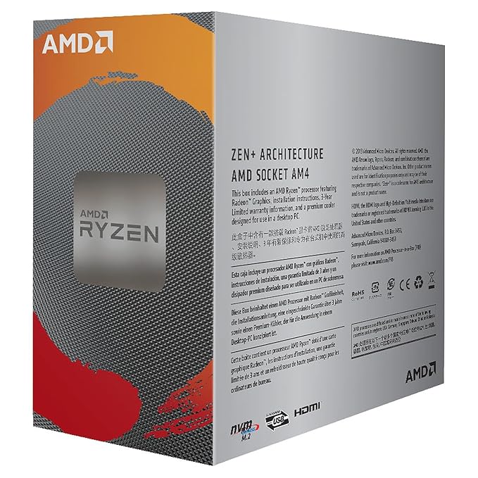 AMD Ryzen 3 3200G with Radeon Vega 8 Graphics