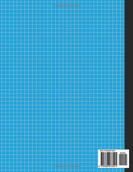 Graph Paper Notebook 8.5 x 11 / 120 Pages / 4x4: Composition Exercise Book - Grid Paper 4 Squares per Inch - for School, Engineering Work, Drawing & ... Students (Notebooks for Education & Work)