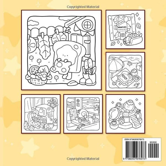 Breakfast Club: Coloring Book for Adults and Teens Featuring Cozy Food and Drinks in Funny Moments and Comfy Times for Relaxation