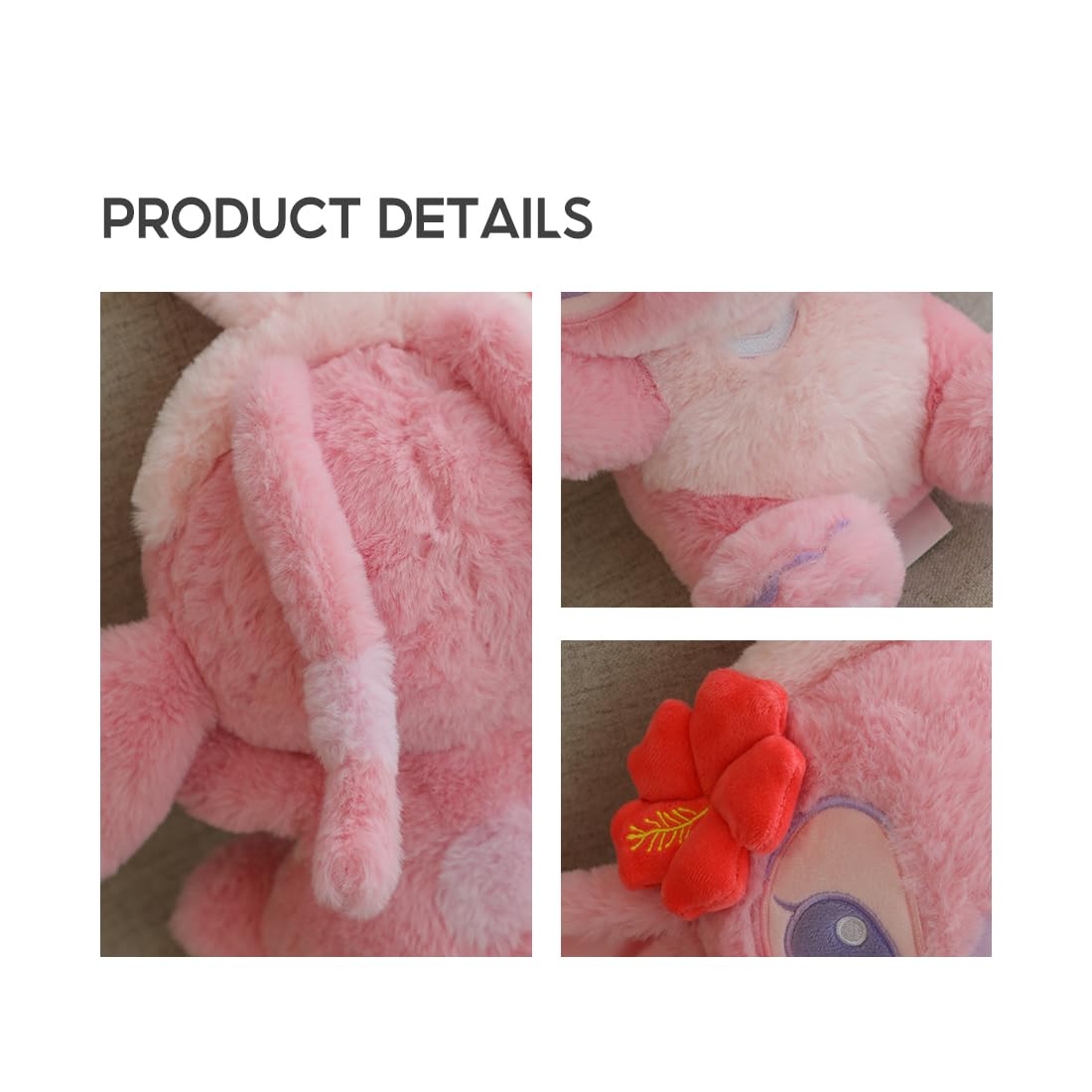 MINISO 11'' Lilo & Stitch Collection Plush Toy (Angel) Stuffed Animals, Mini Stuffed Animal Enthusiasts