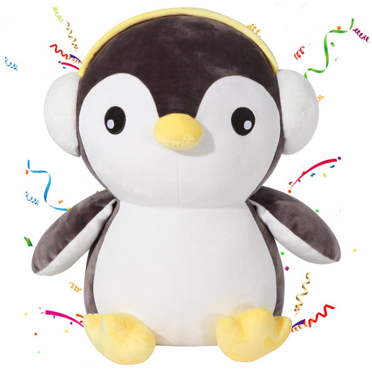 MMguai 16" Cute Big Penguin Plush Soft Body Pillow Plushies, Large Penguin Stuffed Animals Toy Room Decor, Gift for Girls and Boy, Birthdays, Easter