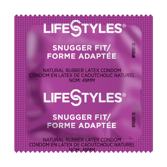 Lifestyles Snugger, Tighter Fit Latex Condoms with Silver Pocket Case-24 Count