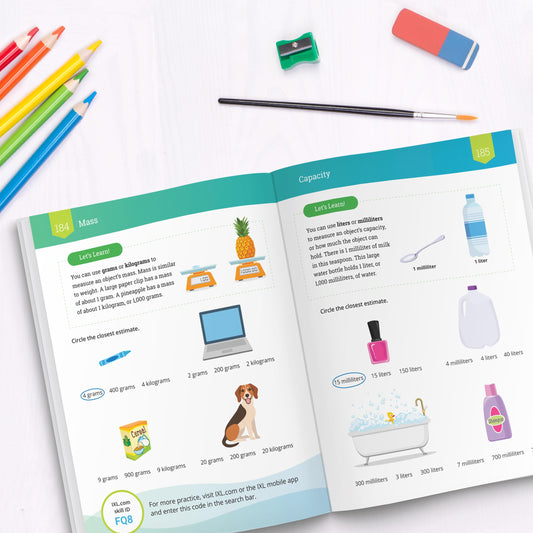 The IXL Ultimate 3rd Grade Math Workbook, Activity Book for Kids Ages 8-9 Covering Addition, Subtraction, Multiplication, Division, Fractions, Geometry, and More Mathematics (IXL Ultimate Workbooks)