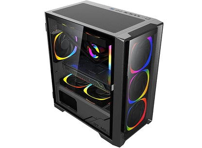 ALKETRON Hammer H60 Gaming PC – 12th Gen Intel Core i7 (Alder Lake), RTX 3050, 16GB DDR4 RAM, 1TB NVMe SSD, Windows 11 Pro | High-Performance Professional Desktop