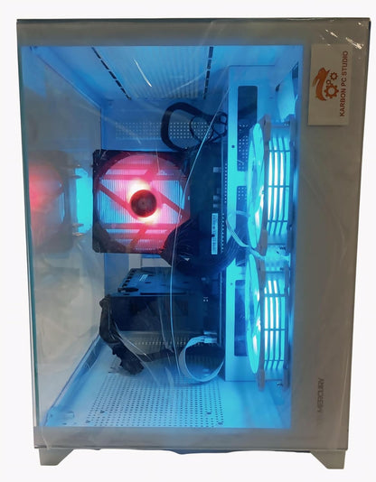 Karbon PCStudio Gaming PC – Ryzen 5 5500, RTX 4060 8GB, 16GB RAM, 512GB SSD, Tower Cooling, 550W 80+ Bronze PSU, Free OS & WiFi Adapter