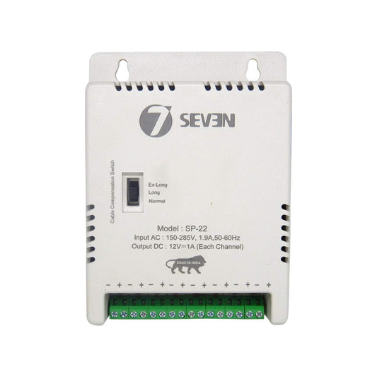 7SEVEN® CCTV Power Supply 8 Channel Camera 12V SMPS (SP-22)